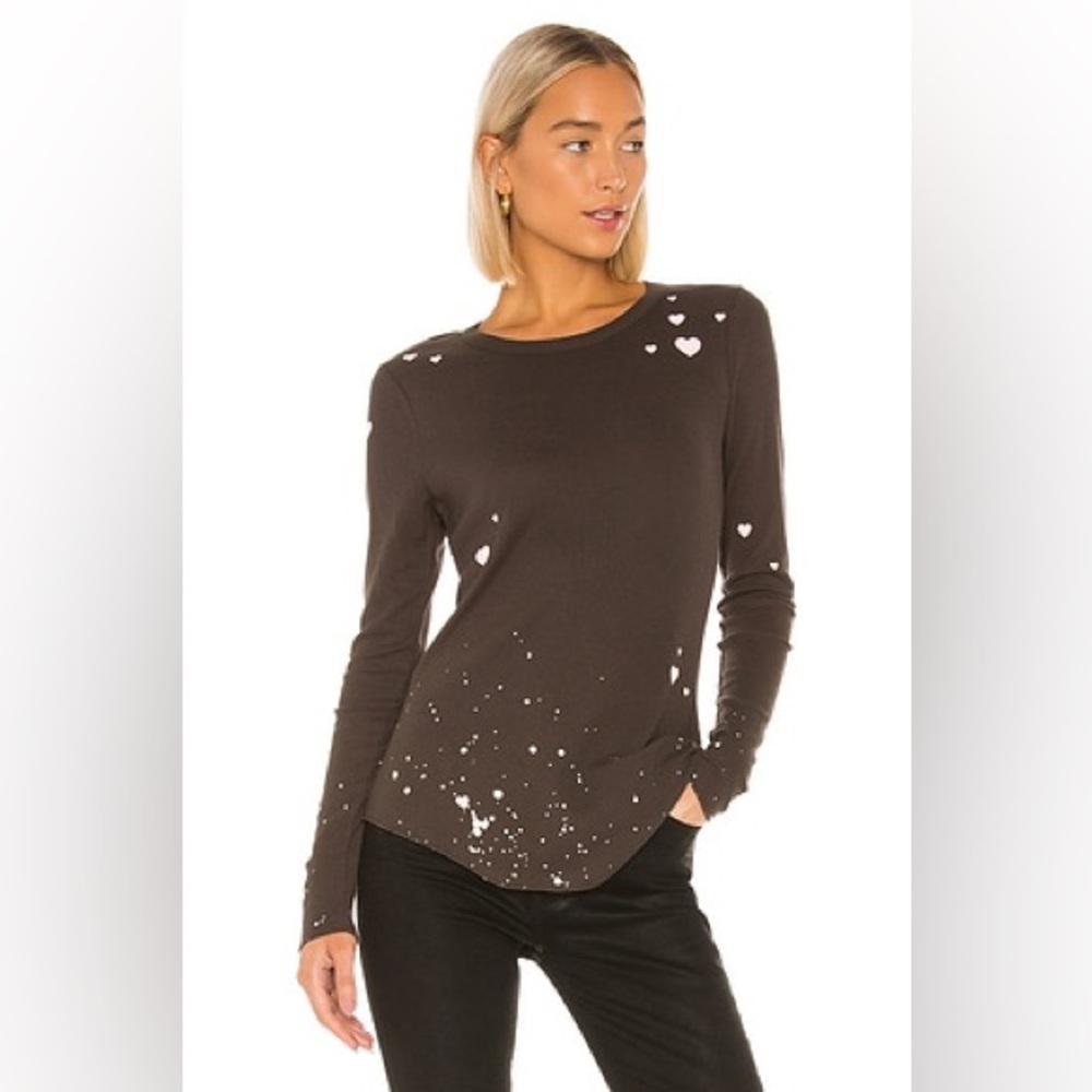 Pretty Little Hearts Thermal Tee in Vintage Black
CHASER